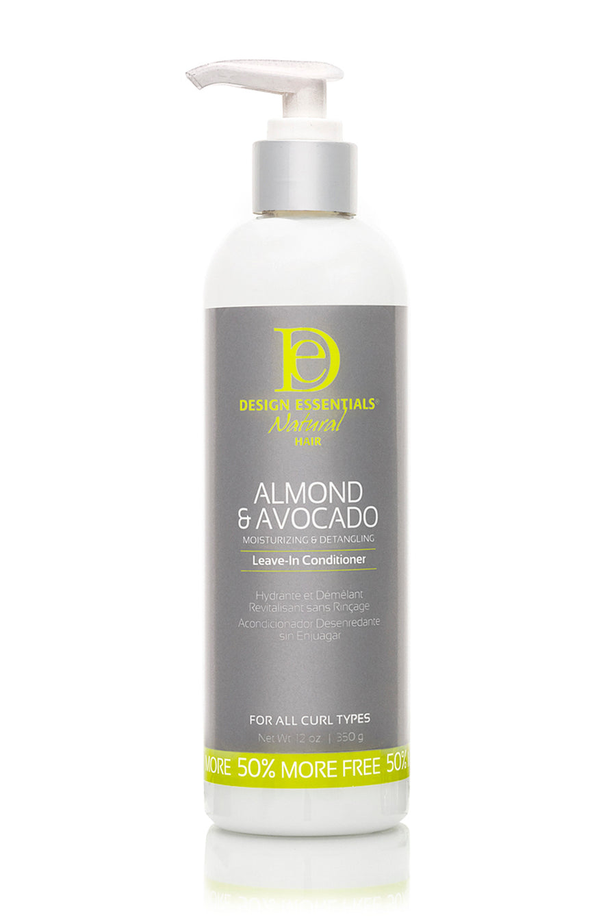 Design Essentials Natural Hair Almond & Avocado Leave-in Conditioner 12 oz.